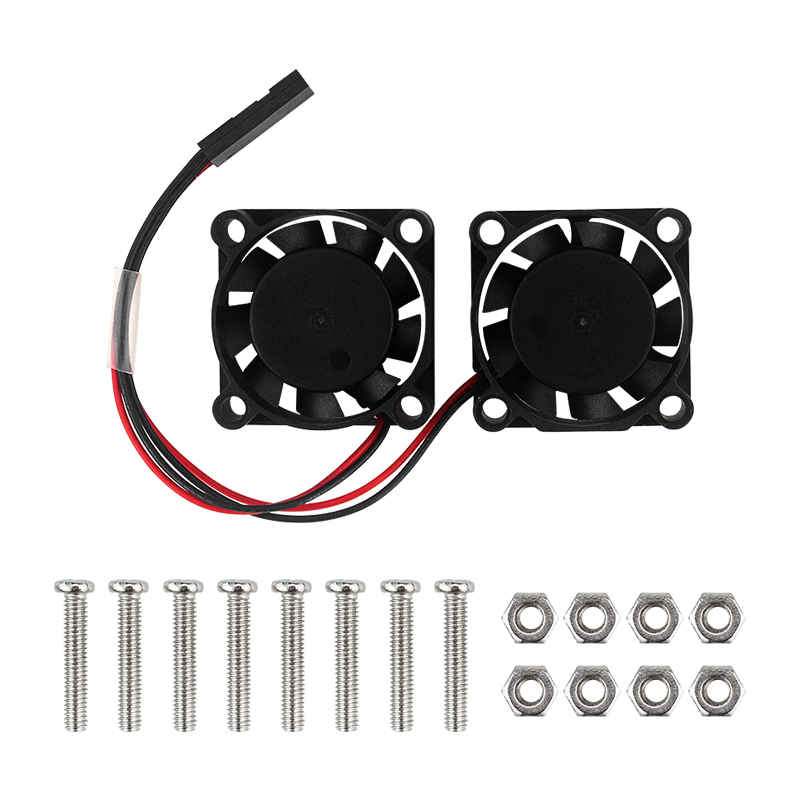 Raspberry Pi Water Cooling Kit - デュアルラジエーターファンラズベリーパイ4B 3B 3B + 25 ×