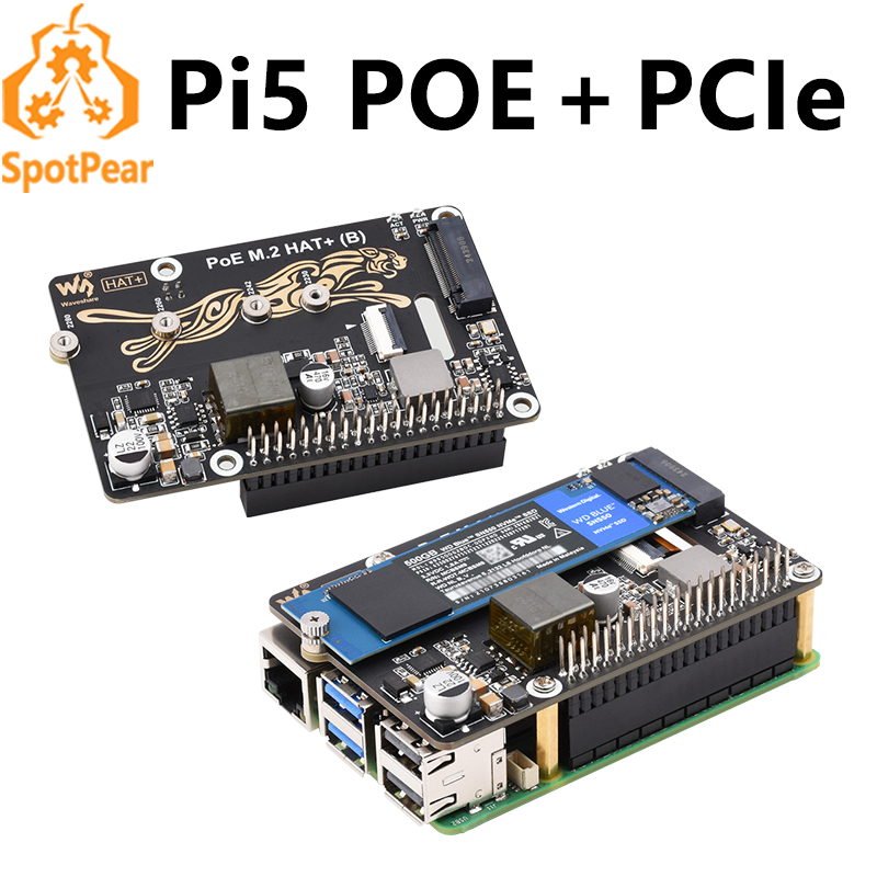 Argon One V3 M.2 Nvme Case - Raspberry Pi 5 PoE 電源と PCIe